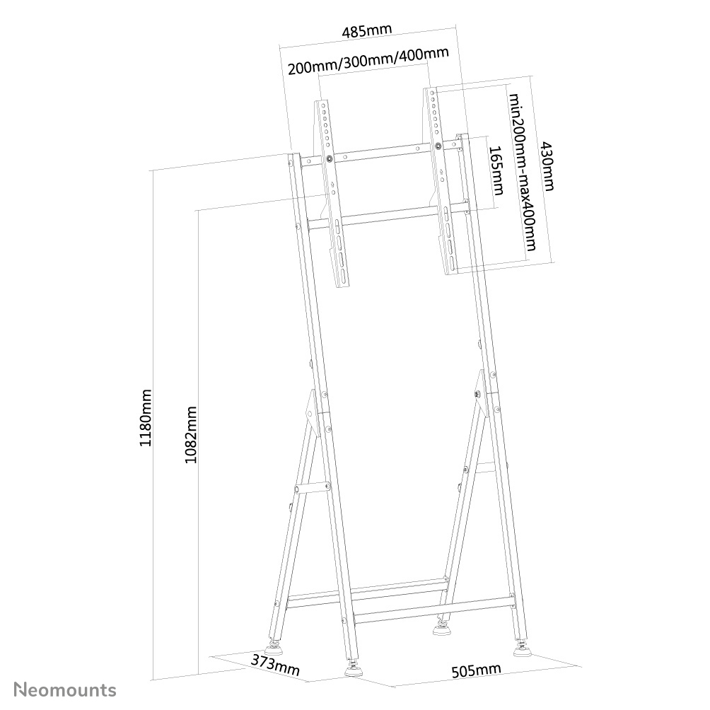 Neomounts PLASMA-M1000 Supporto da pavimento per TV 32-55"
